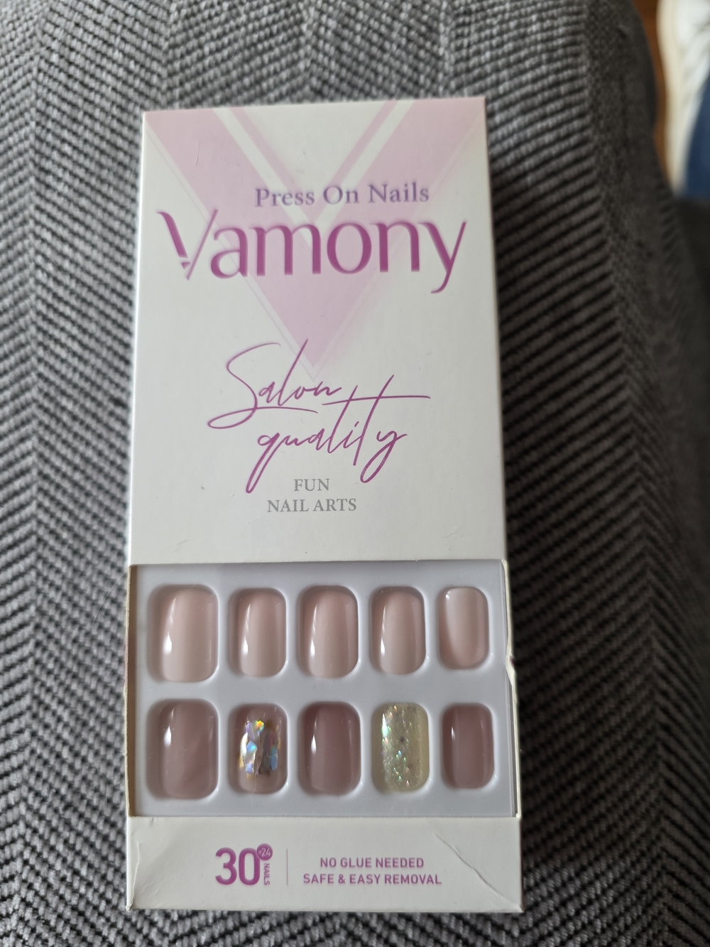 Vamony Press-On Nails 54 No Glue Needed New